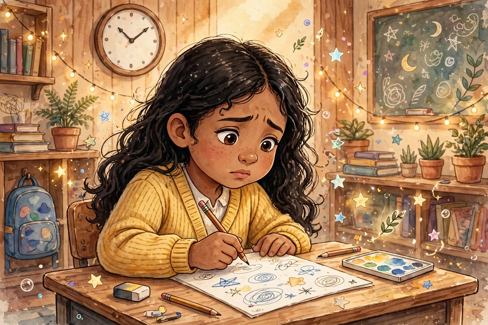 Parent guide to a child who knows times tables at home but blanks during a timed test at school