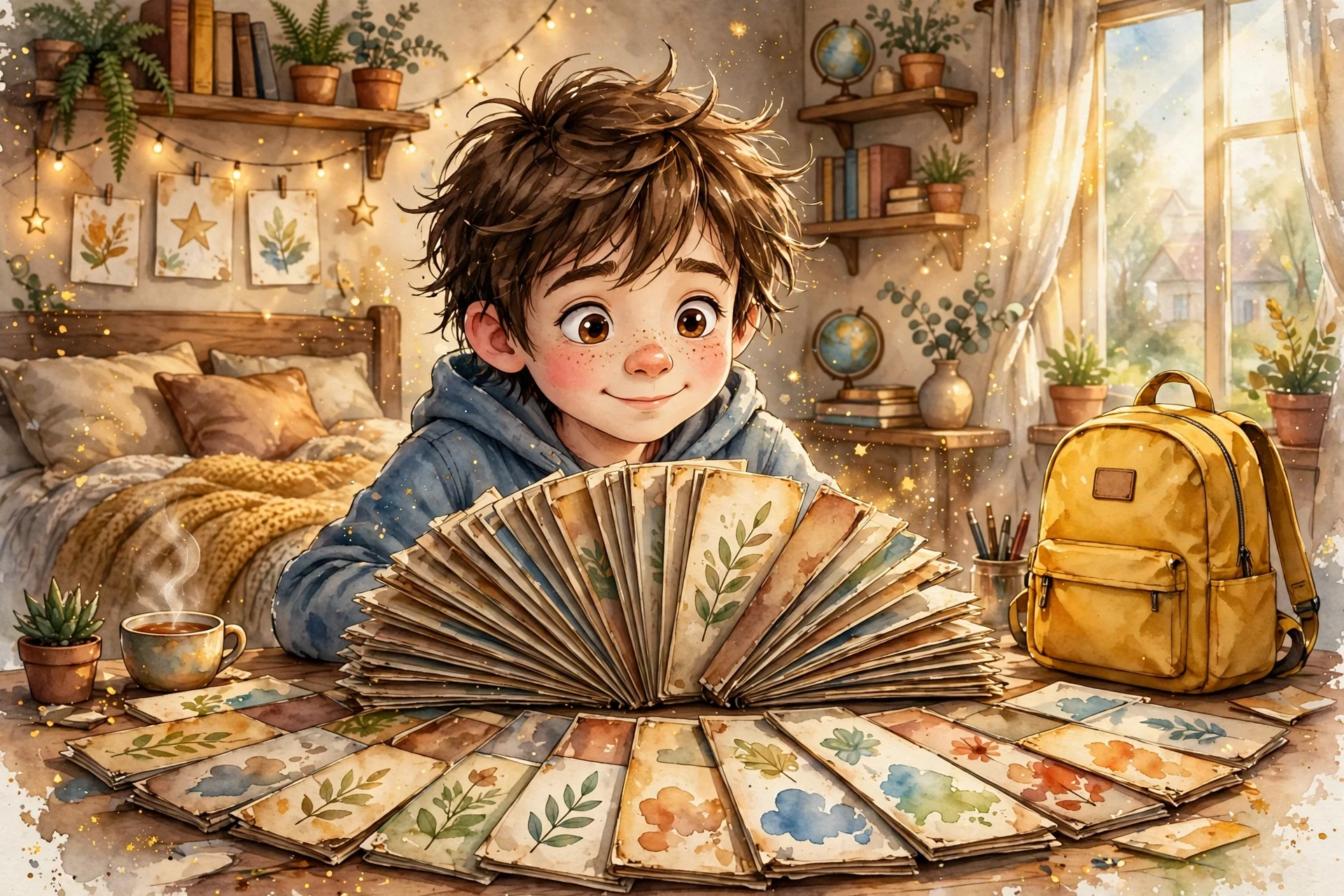 An older child looking frustrated while facts that were memorized before seem to have faded away again