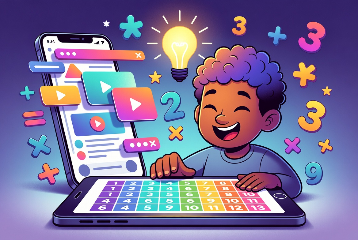 Why Color-Coded Times Tables Work Better Than Apps